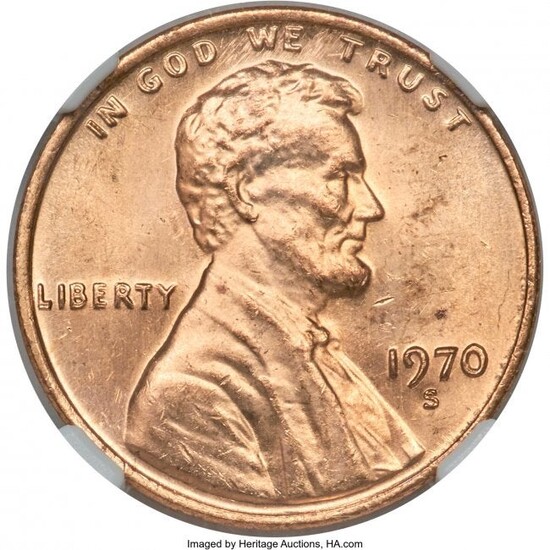 3053: 1970-S 1C Large Date, Doubled Die Obverse, FS-101