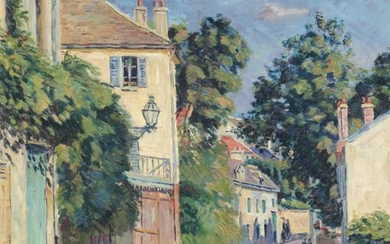 Armand Guillaumin (1841-1927), Une rue en Ile-de-France