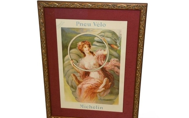Michelin "Pneu Vélo" Original Poster, ca. 1900