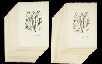 36 Achille Othon-Friesz Nude Figures Lithographs