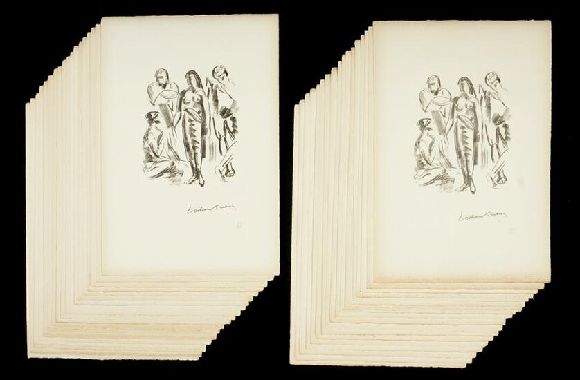 36 Achille Othon-Friesz Nude Figures Lithographs