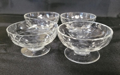 4 BACCARAT CHAMPAGNE OR SHERBERT GLASSES