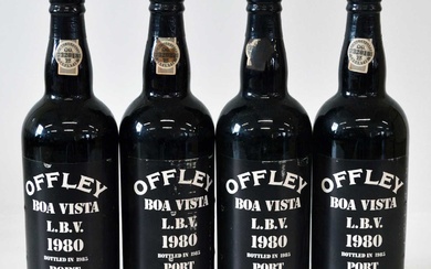 4 bottles Offley ‘Boa Vista’ Late Bottled Vintage Port 1980