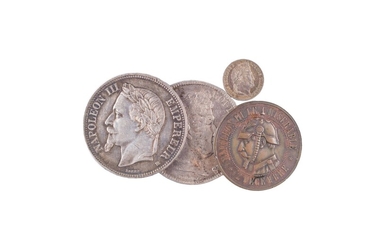 4 monnaies : Louis-Philippe 1830-1848 5 Francs... - Lot 53 - Maison R&C, Commissaires-Priseurs Associés