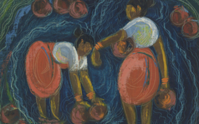 LAXMAN PAI (B. 1926), Untitled (Water Carriers)