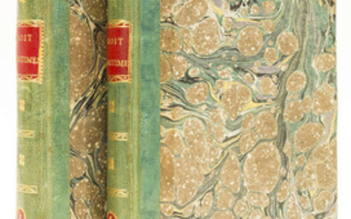 Azuni (Dominique-Albert) Systême Universel de Principes du Droit Maritime de l'Europe, 2 vol., first French edition, Paris, Digeon, [1798].