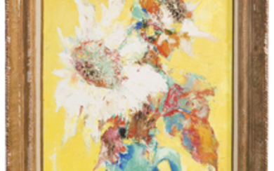 Bernard Lorjou (French, 1908–1986), Still life with flowers