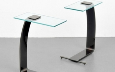 Design Institute of America (DIA) - Pair of Design Institute of America (DIA) Side Tables