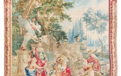 * A Flemish Wool Allegorical Tapestry