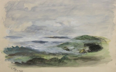 Hermine DAVID (1886 1970). "Le Fog, île de Wight".…