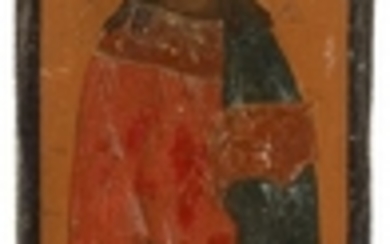 ICÔNE, RUSSIE, XVIIIe SIÈCLE Saint Stéphane faisant partie d'une iconostase Tempera sur bois