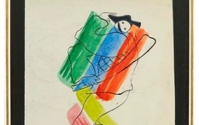 Jean LURÇAT (1892 1966) Composition Aquarelle et e…
