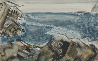JOHN MARIN, (American, 1870-1953), Sea Movement, Maine