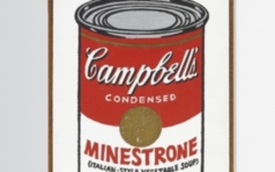 LITTLE CAMPBELL’S SOUP CAN (MINESTRONE), Andy Warhol