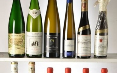 Mixed German And New World White Wines