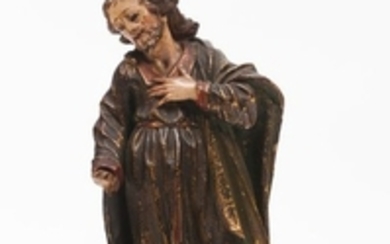 Saint Joseph Carved, polychrome and gilt wood Por…