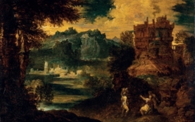 Scuola veneta del XVII-XVIII secolo, Paesaggio con