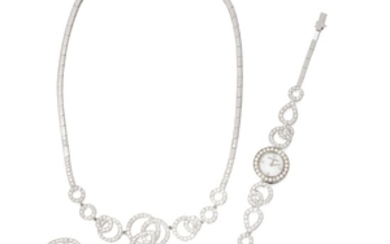 Suite of White Gold and Diamond 'Ava' Jewelry, Boucheron
