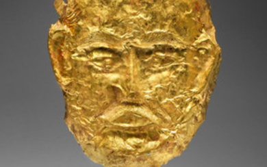 A very rare gold mask