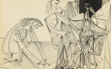 Pablo Picasso (1881-1973), Baigneuses et crabe