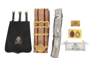 A Sabretache Of An Officer In The Prussian Hussars, Circa 1870-1914