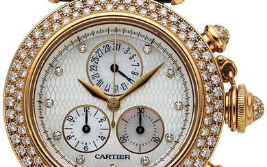54053: Cartier, 18k Yellow Gold "Pasha" Ref. 1354 Circa