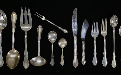 56 Pieces Towle Fontana Sterling Flatware