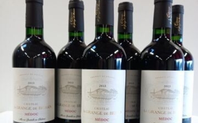 6 bouteilles de Château La Grange de Bessan... - Lot 53 - Enchères Maisons-Laffitte