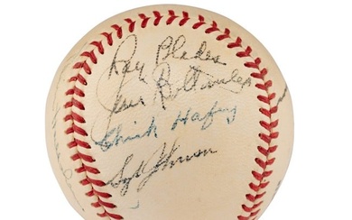A 1926 St. Louis Cardinals Reunion Multi Signed Baseball Featuring Multiple Hall of Famers (JSA Lett