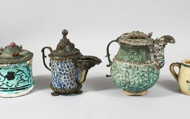 A COLLECTION OF FOUR 18TH CENTURY TURKISH OTTOMAN
