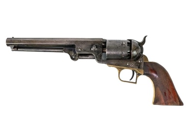 A Colt Navy 1851 model percussion revolver. With matching se...