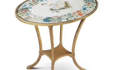 A GEORGE III GILTWOOD CENTER TABLE, LATE 18TH CENTURY