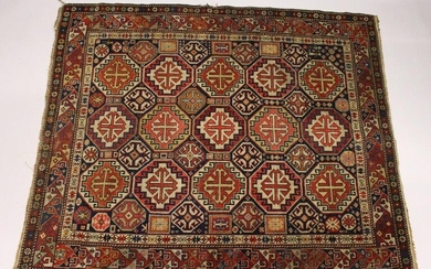 A GOOD, SMALL PERSIAN CAUCASIAN RUG, EARLY 20TH