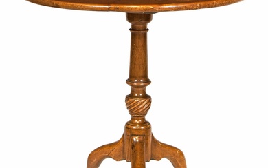 A George III style mahogany side table, 19th Century...