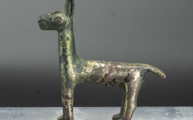 A Silver Llama Figurine, Inca, Peru, 1470-1534 CE