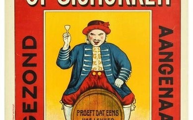 Advertising Poster Op Signorken Elixir Belgian Alcohol