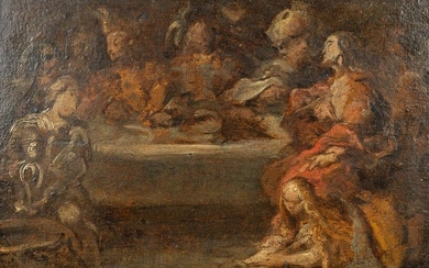 After EugÃ¨ne DELACROIX (1798-1863) 'The Last Supper' a