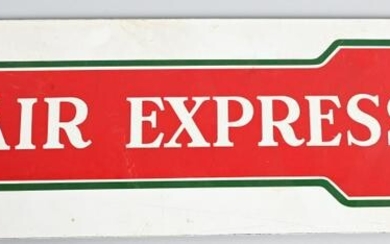 Air Express in Arrow Porcelain Sign