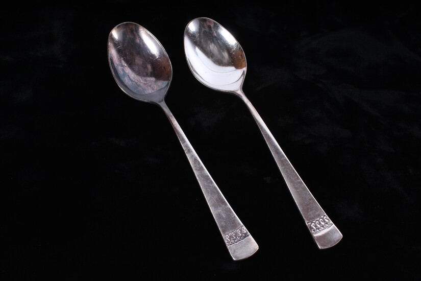 Air-India Silver Plated Spoons Lot Of Two