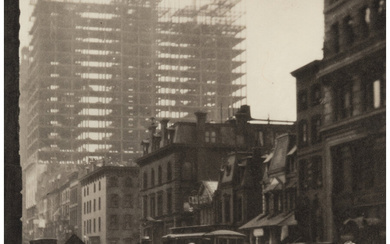 Alfred Stieglitz (1864-1946), Old and New New York (from Camera Work No. 36) (1910)