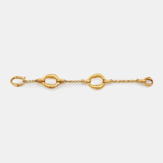An 18K gold Gucci bracelet