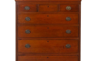 An American Tall Chest of Drawers Height 53 x width 46