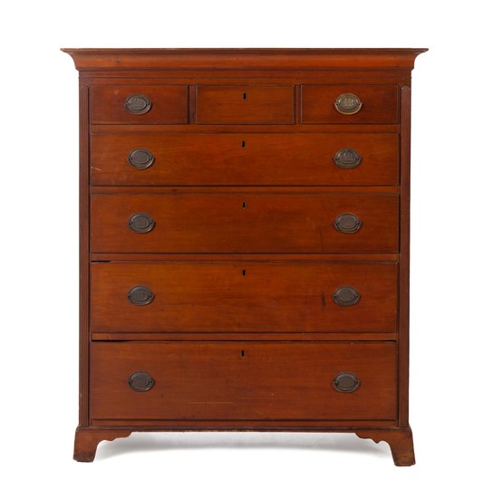 An American Tall Chest of Drawers