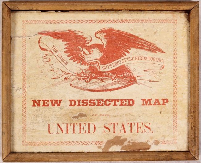 An Early American Puzzle Map, "New Dissected Map of the United States"