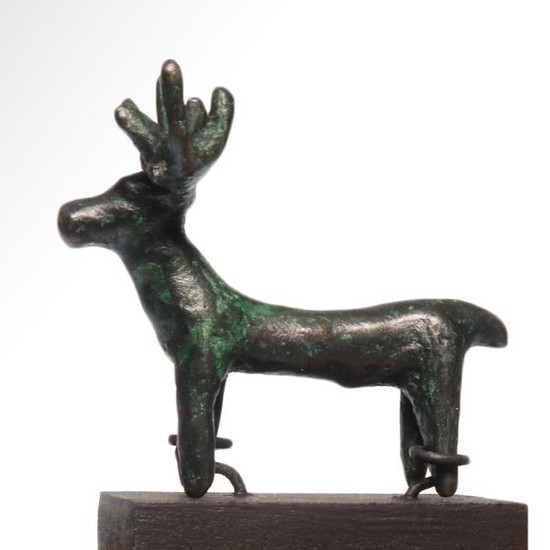 Anatolian Bronze Stag, with Branched Antlers c. 900