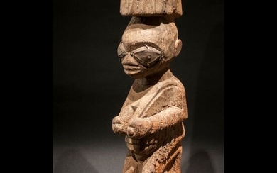Ancestor statue - Wood - Yoruba - Nigeria