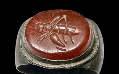 Ancient Roman Silver ring - (1)