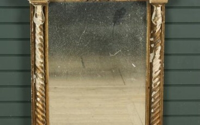 Antique Gesso Over Wood Mirror