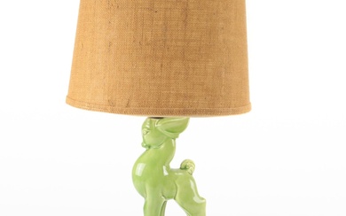 Art Deco Style Ceramic Deer Table Lamp