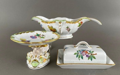 Assorted Herend Queen Victoria Green China
